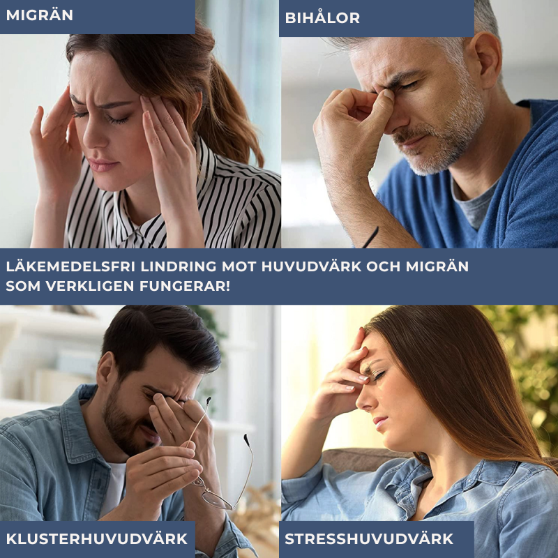 Kylmask mot huvudvärk och migrän - Beauty By Sweden